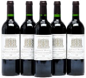 12 bts. Château Poumey, Pessac-Léognan 1996 A hfin. Owc.