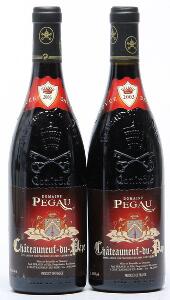 2 bts. Chateauneuf-du-Pape, Da Capo, Domaine de Pegau 2003 A hfin.