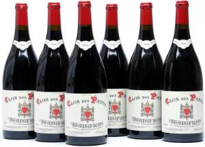 6 bts. Mg. Chateauneuf-du-Pape, Clos des Papes, Paul Avril 2004 A hfin.