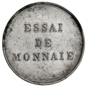 Honduras, 14 real 1872 A, Essai in aluminium, 21 mm, 1,05 g, plain edge, small spots along edge, KM E1