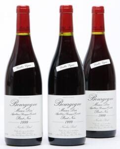 24 bts. Bourgogne Pinot Noir Maison Dieu Vieille Vignes, Nicolas Potel 1999 A hfin. Oc.