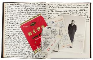 Diary notes from China Diary Notes from China. 24 12 pages of autograph diary notes from IMs visit to China, August 1974.