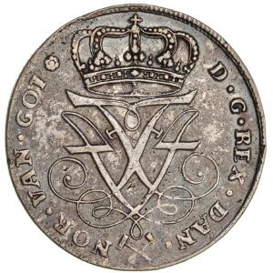 Norge, Frederik IV, krone 1725, NM 4, H 4