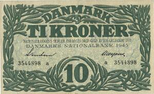 10 kr 1945 a, Svendsen  Neergaard, Sieg 121