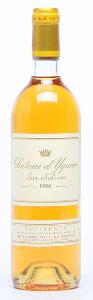 1 bt. Château dYquem, Sauternes. 1. Grand Cru Classé 1990 A hfin.