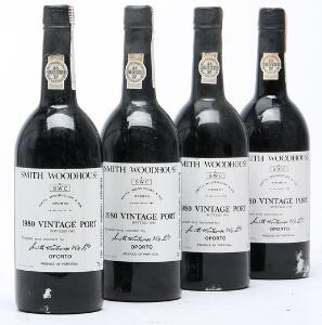 4 bts. Smith Woodhouse Vintage Port 1980 A hfin.