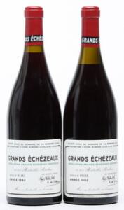 2 bts. Grands Échézeaux Grand Cru, Domaine de la Romanée-Conti 1992