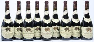 2 bts. Gevrey Chambertin 1. Cru Combe aux Moines, Domaine Philippe Leclerc 2005 A hfin.  etc. Total 9 bts.
