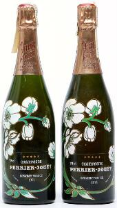 2 bts. Champagne Belle Epoque, Perrier-Jouët 1971 AB ts.