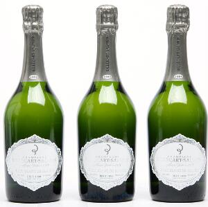 12 bts. Champagne Brut, Blanc de Blancs, Billecart-Salmon 1999 A hfin. Oc.