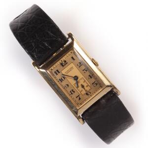 Glycine Herrearmbåndsur af 14 kt. guld. Mekanisk værk med manuelt optræk. 1930s.