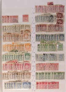 Norge. 1855-2008. Fyldigt lagerparti i 3 store indstiksbøger med over 140 skillingsmærker bl.a. 11 stk. 24 sk, mange tidlige Posthorn og herefter med et væld