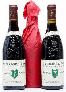 6 bts. Chateauneuf-du-Pape, Réserve des Célestins, Bonneau 2006 A hfin.