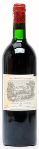 1 bt. Château Lafite Rothschild, Pauillac. 1. Cru Classé 1975 A hfin.