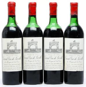 4 bts. Château Léoville Las Cases, Saint - Julien. 2. Cru Classé 1969