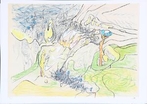 Roberto Matta 5 litographies, 1976-77. Alle blade sign. Matta, 74100. Litografier i farver. Bladstørrelser 54 x 76. 4