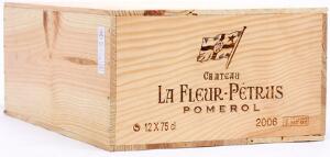 12 bts. Château La Fleur-Petrus, Pomerol 2006 A hfin. Owc.