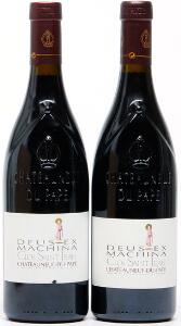 1 bt. Chateauneuf-du-PapeDeus Ex Machina, Clos Saint Jean 2006 A hfin.  etc. Total 2 bts.