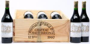 12 bts. Château Haut Brion, Pessac-Léognan. 1. Cru Classé 1997 A hfin. Owc.