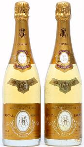 2 bts. Champagne Cristal, Louis Roederer 1997 A hfin. Oc.