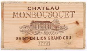 12 bts. Château Monbousquet, Saint Emilion Grand Cru 2005 A hfin. Owc.
