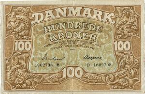100 kr 1940 B, Svendsen  Neergaard, Sieg 111