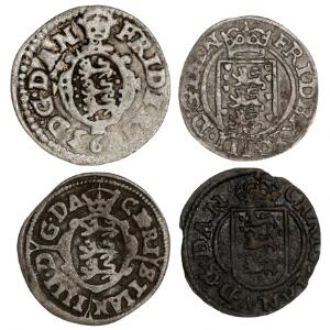 Christian IV - Christian V, 4 skillingsmønter