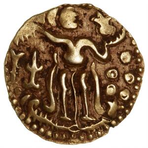 Ceylon, Raja Chola, Stater u. år 840-1295 e.Kr., 4,40 g, F 1