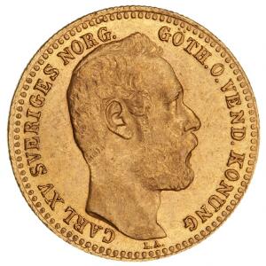 Sverige, Carl XV, carolin 1868, SM 10, F 92