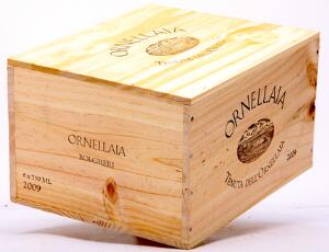 6 bts. Ornellaia, Tenuta dellOrnellaia, Bolgheri 2009 A hfin. Owc.