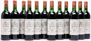 12 bts. Château Pichon Longueville Baron, Pauillac. 2. Cru Classé 1982 A-AB bn. Owc.