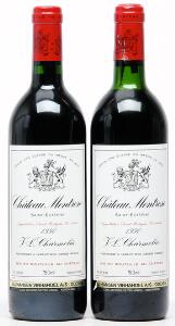 2 bts. Château Montrose, Saint - Estephe. 2. Cru Classé 1990 A hfin.