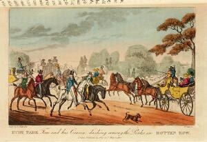 London in the 19th century [Anon.] Real Life in London. 2 vols. 1821-22. With 34 hand-coloured engraved plates designed by Rowlandson. 82