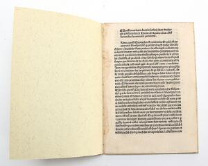 Incunabula by Thomas Aquinas [Thomas Aquinas] [Quaestiones circa confessionem seu sacramentum [...]. [Rome c. 1490].