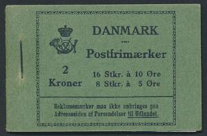 1929. 2 kr. Rundskuedagen 1929. Komplet hæfte i perfekt kvalitet. AFA 7000