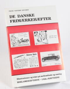 Litteratur. De danske frimærkehæfter. Af Knudsen 1990. 80 sider.