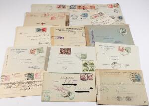 Spanien. Parti ældre breve, bl.a. flere med censur m.m.