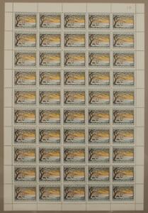 1925. Juleark. Perfekt ufoldet helark. AFA 1700