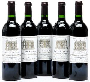 12 bts. Château Poumey, Pessac-Léognan 1996 A hfin. Owc.