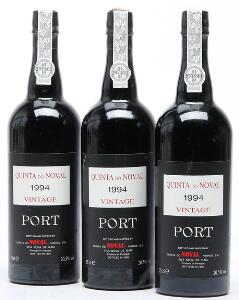 3 bts. Quinta do Noval Vintage Port 1994 A hfin.