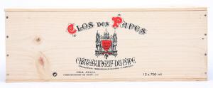 12 bts. Chateauneuf-du-Pape, Clos des Papes, Paul Avril 2006 A hfin. Owc.