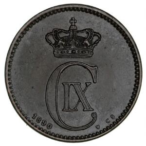 5 øre 1890, H 17A