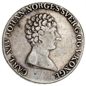 Norge, Carl XIV Johan, 12 speciedaler 1821, NM 17