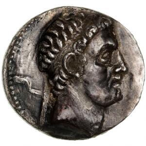 Antikkens Grækenland, Baktrien, Euthydemos, ca 230-190 f.Kr., Tetradrakme, 15,54 g