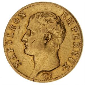 Frankrig, Napoleon Bonaparte, 20 Francs 1806A, Paris, F 487A