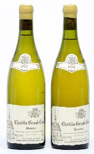 2 bts. Chablis Grand Cru Blanchot, Domaine Raveneau 1996 A hfin.