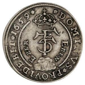 Frederik III, krone 1659 Eben Ezer, H 98, S 32