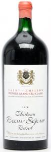 1 bt. Imp. Château Beau-Sèjour Bécot, Saint-Émilion 1. Grand Cru Classé 1976 AB ts. Owc.