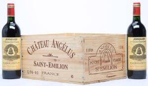 6 bts. Château Angelus, Saint-Émilion 1. Grand Cru Classé 1996 A hfin. Owc.