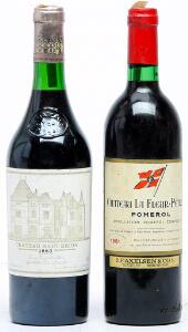 1 bt. Château Haut Brion, Pessac-Léognan. 1. Cru Classé 1983 A-AB bn.  etc. Total 2 bts.
